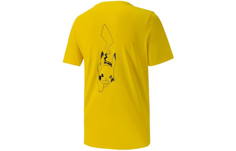 PUMA PUMA X Pokemon Graphic Tee 'Yellow' 537774-98 outlook