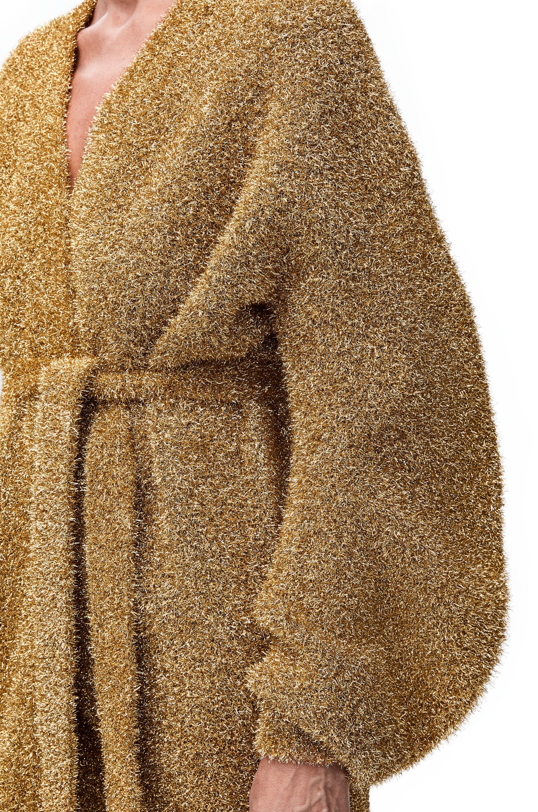 Long cardigan in lurex - 4