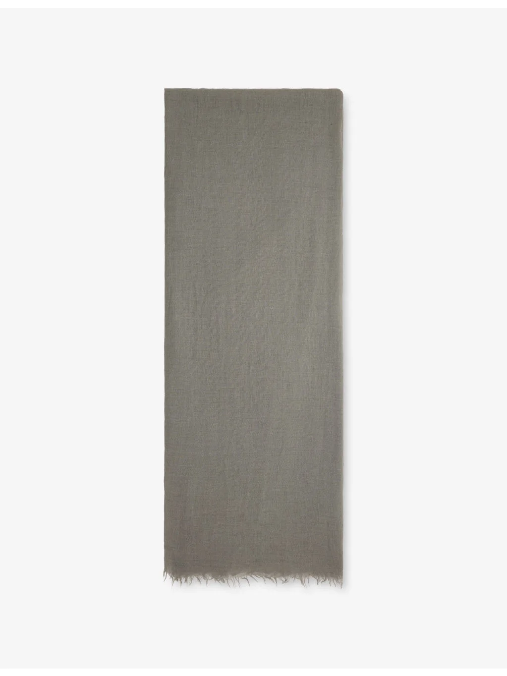 Emily Fringed-Edge Wool, Cashmere and Silk-Blend Scarf - 1