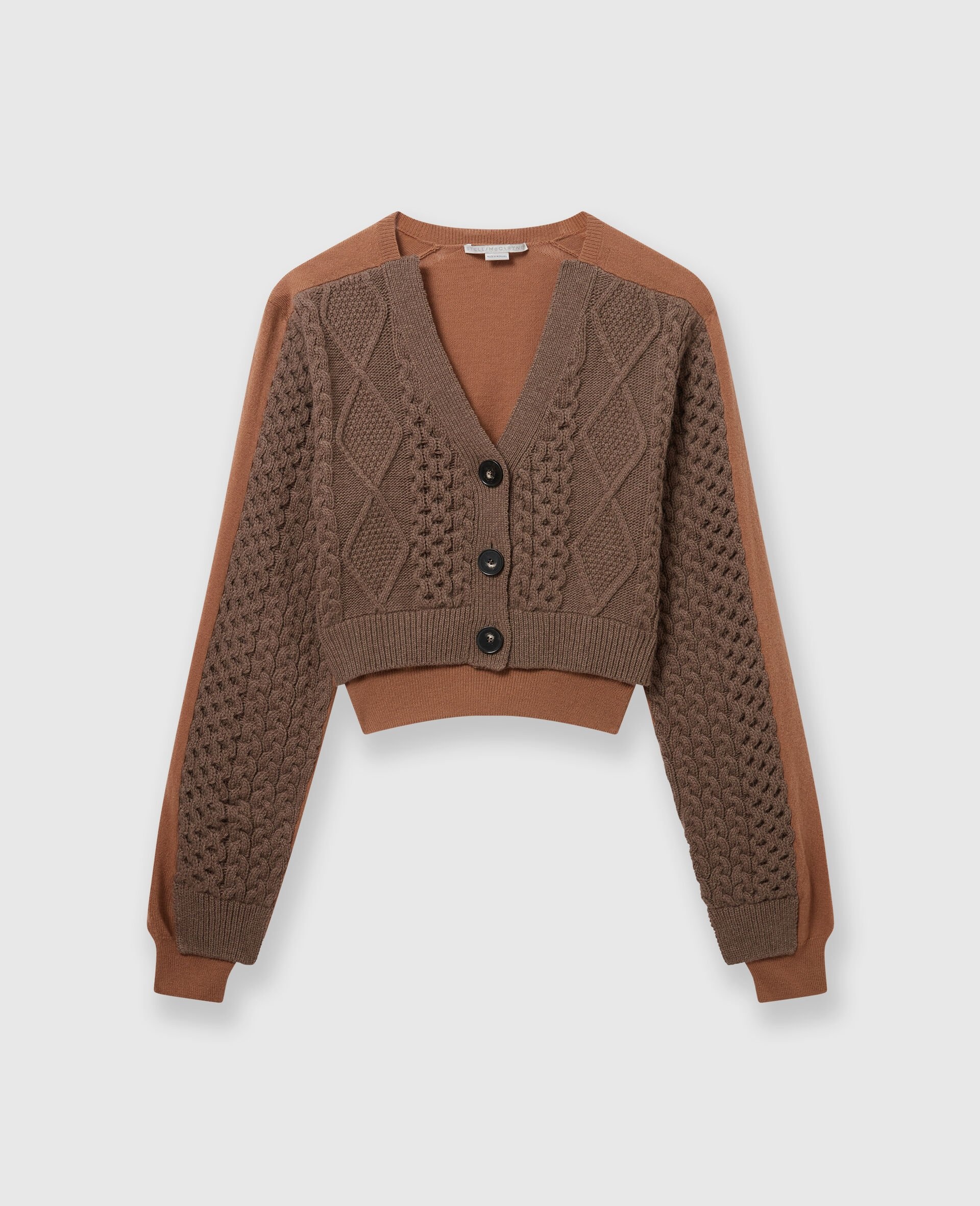 Hybrid Cropped Cardigan - 1