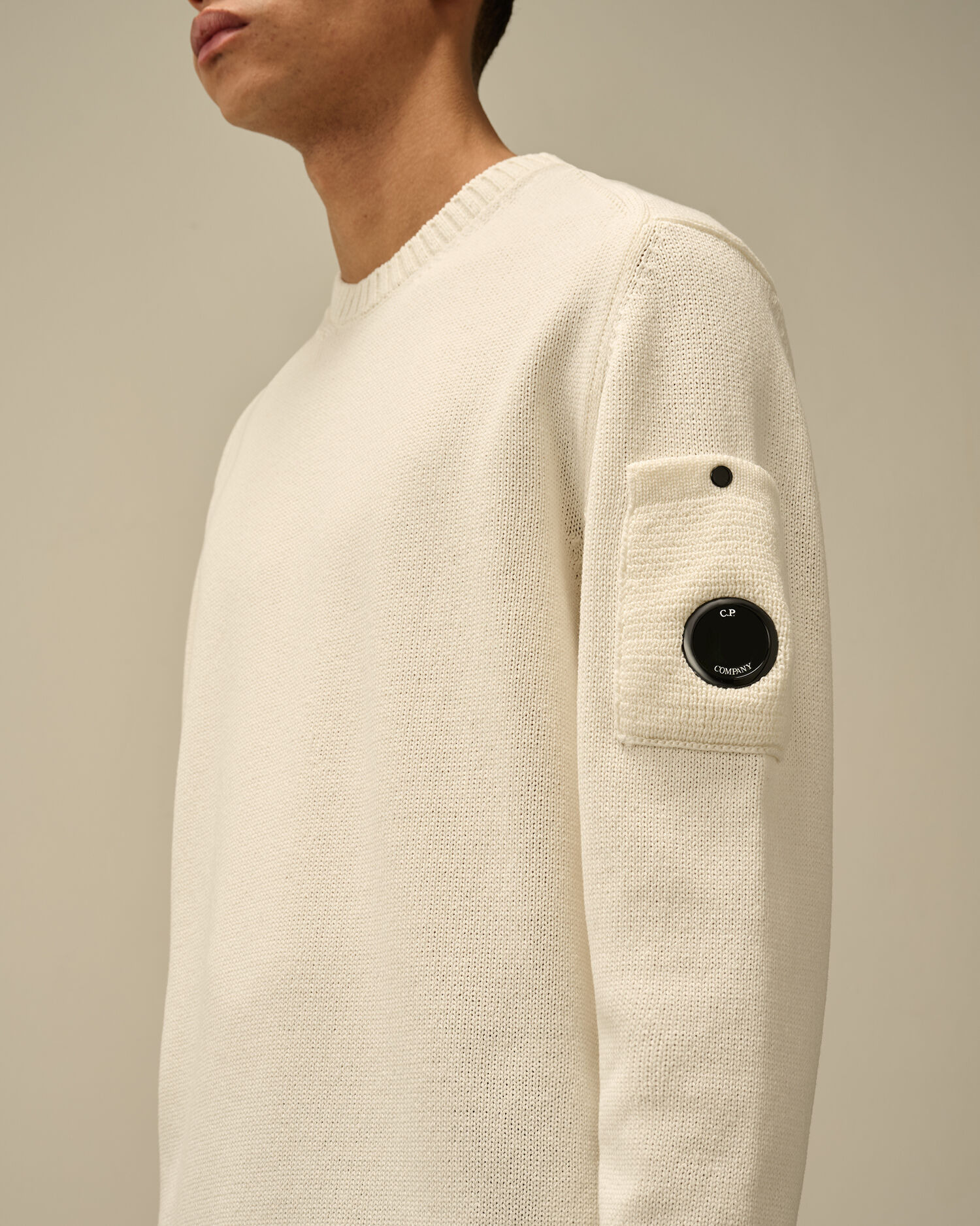 Compact Cotton Crewneck Lens Knit - 5