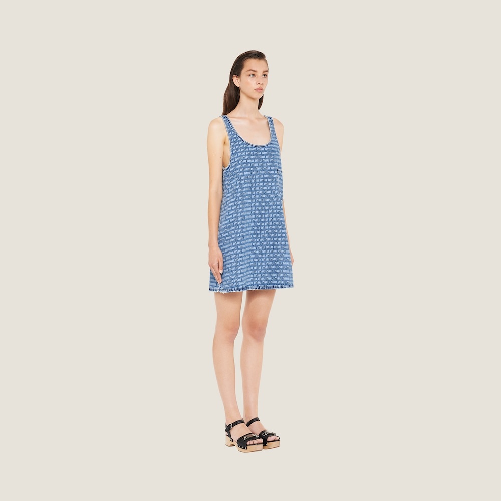 Denim mini-dress - 4