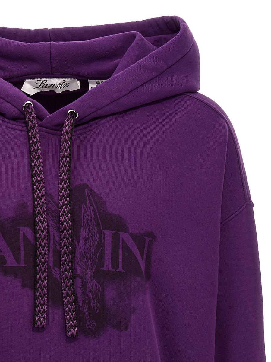 LANVIN LOGO PRINT HOODIE - 3