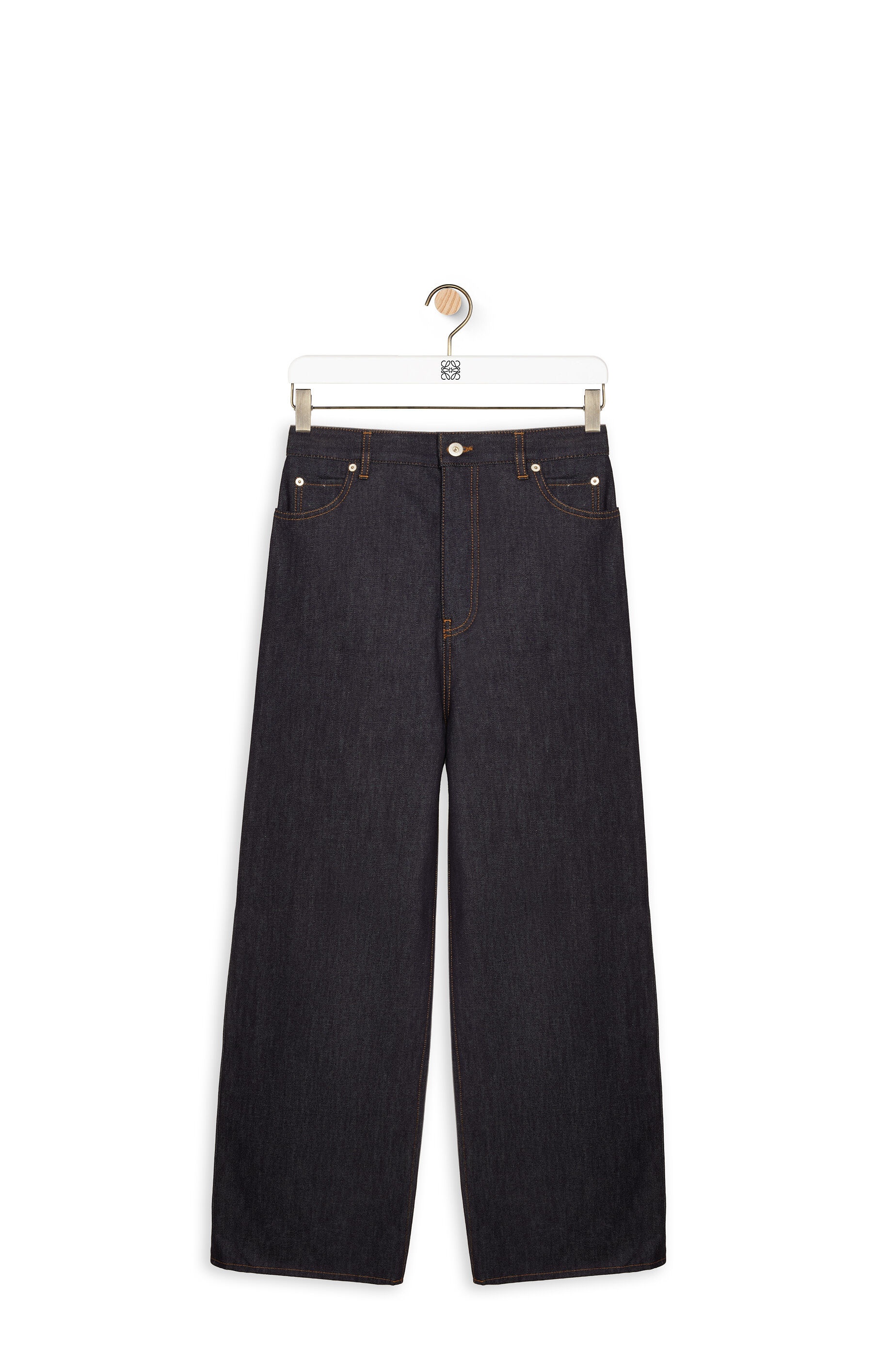 Wide leg jeans in denim - 1