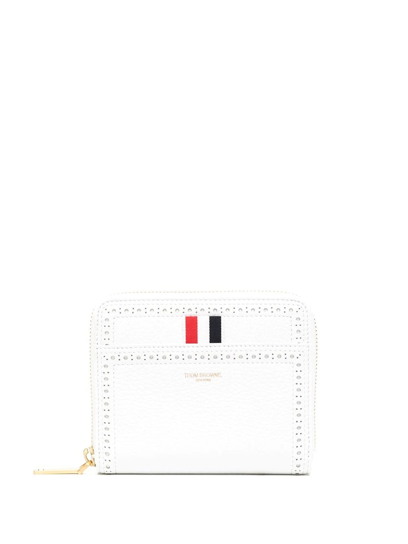 grosgrain-tab leather wallet 1