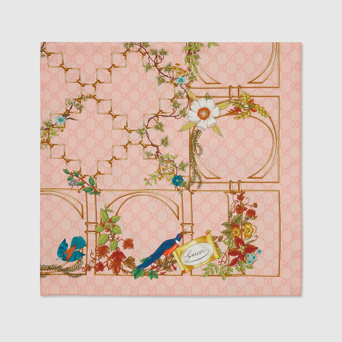 Printed silk carré - 2