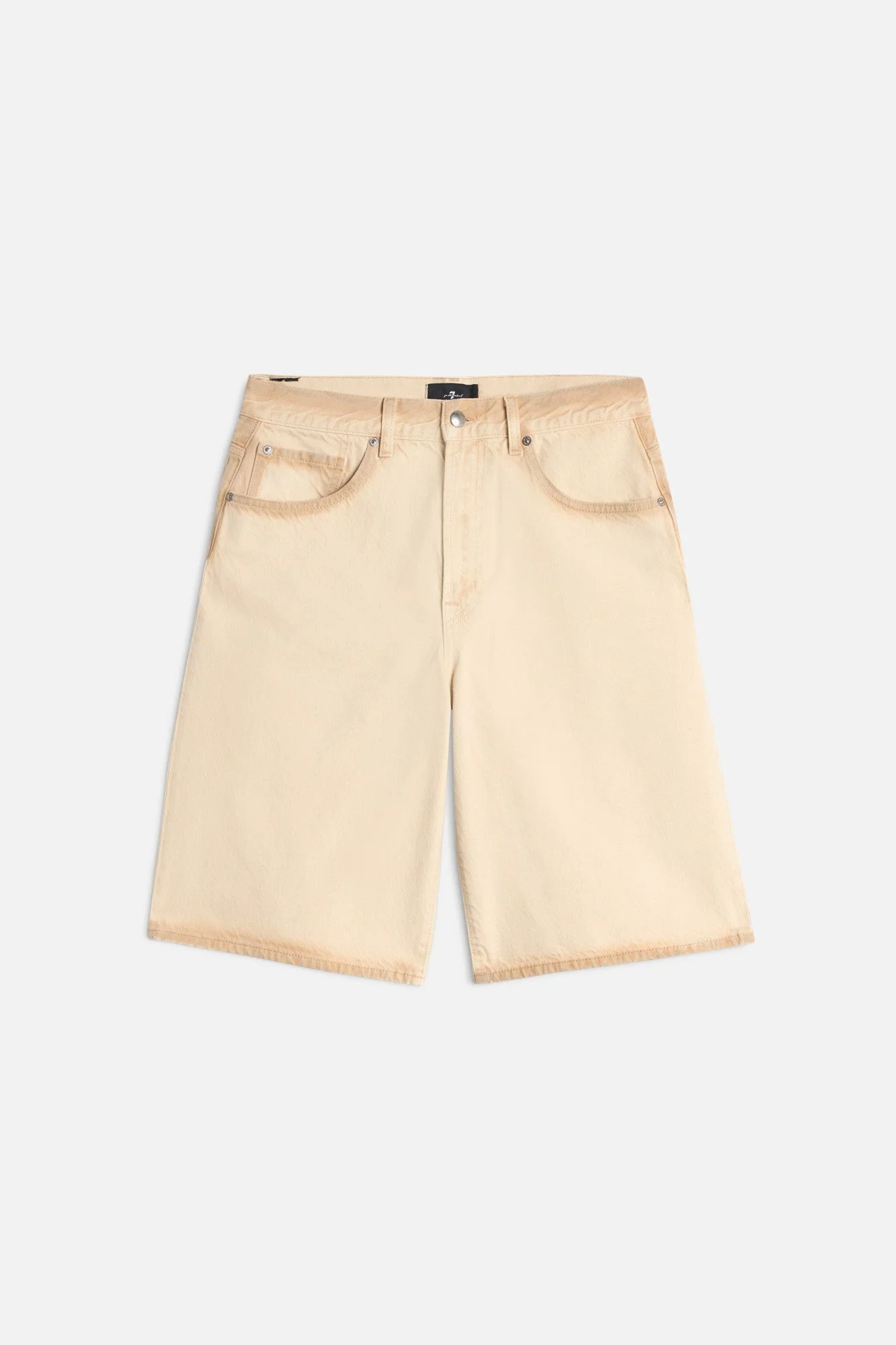 WIDE LEG DENIM SHORT - 1