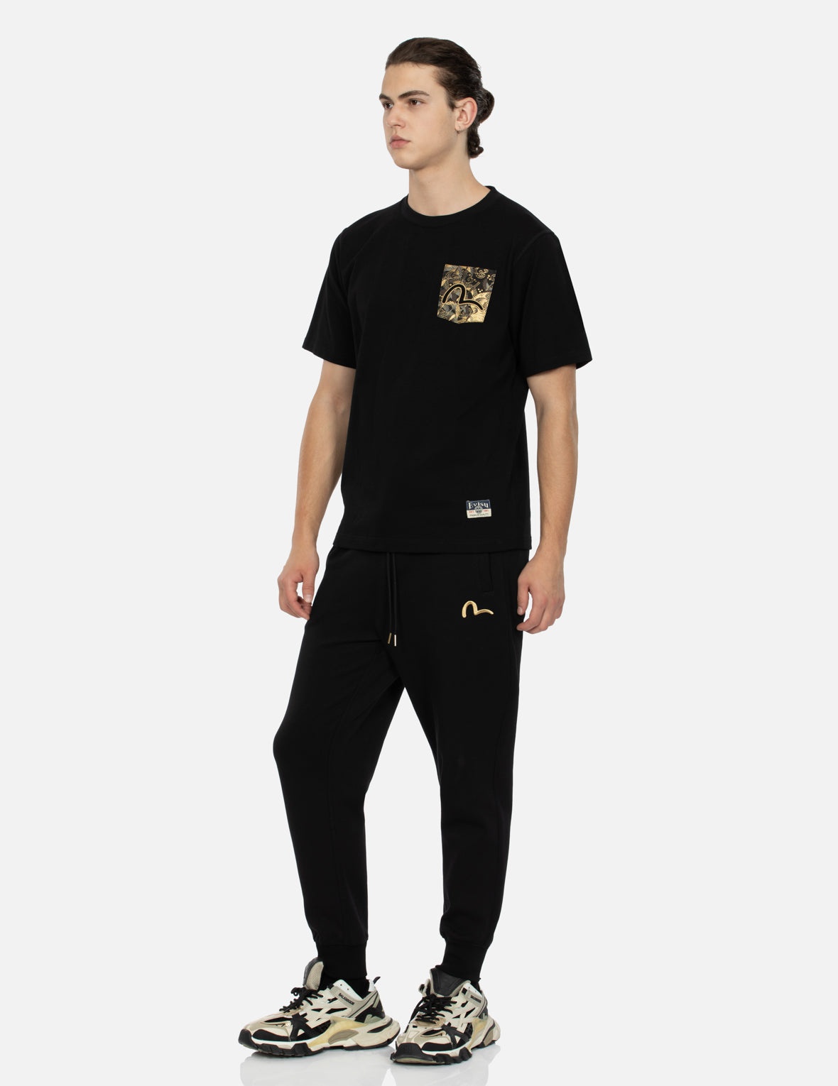 AUSPICIOUS CLOUD EMBROIDERY REGULAR FIT T-SHIRT - 3