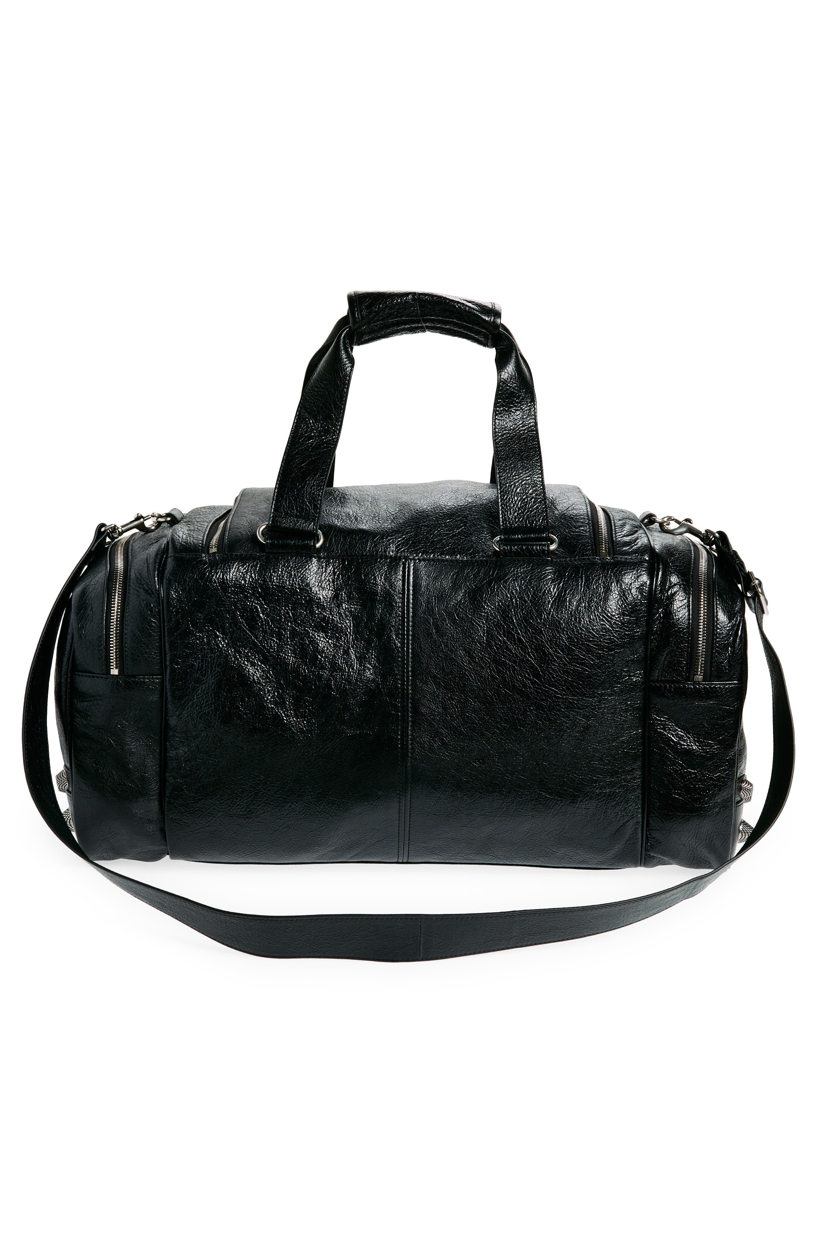 Balenciaga Le Cagole Leather Duffle Bag in Black at Nordstrom - 2