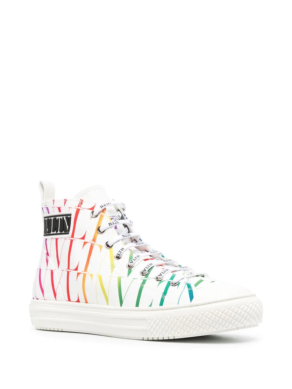 VLTN rainbow-logo high-top sneakers - 2