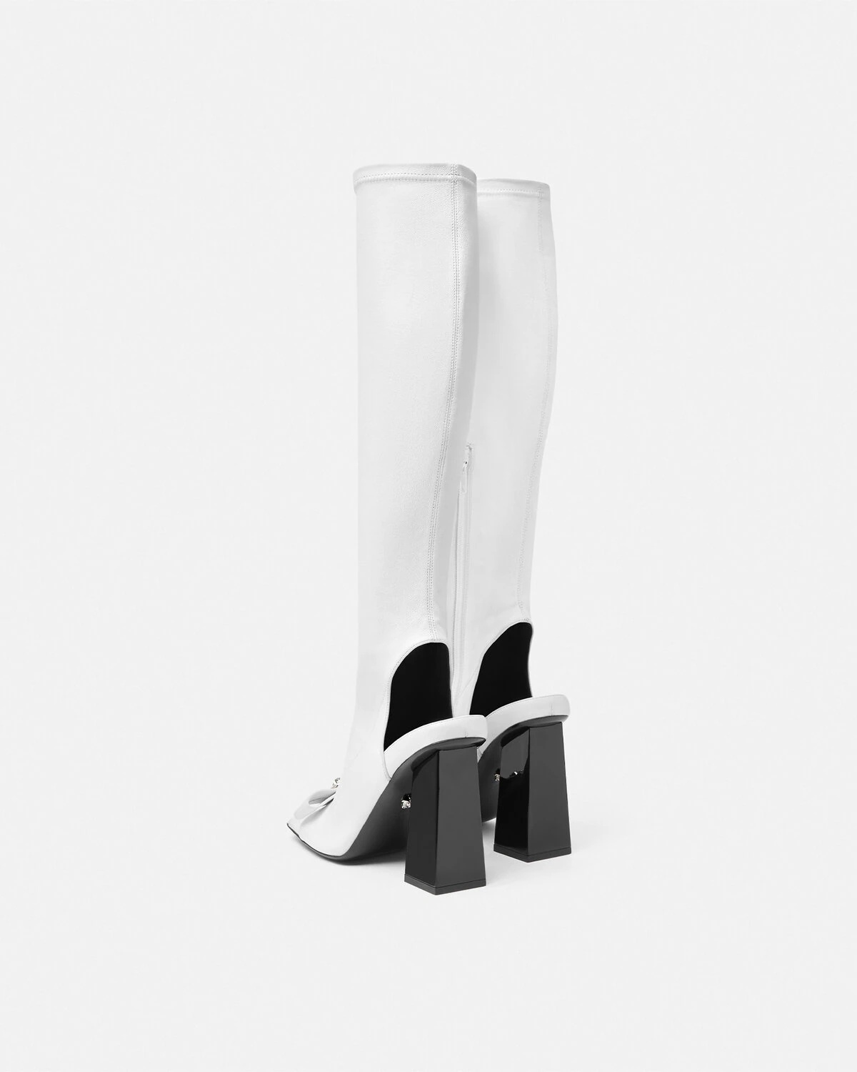 Gianni Ribbon Open Knee-High Boots 105 mm - 4