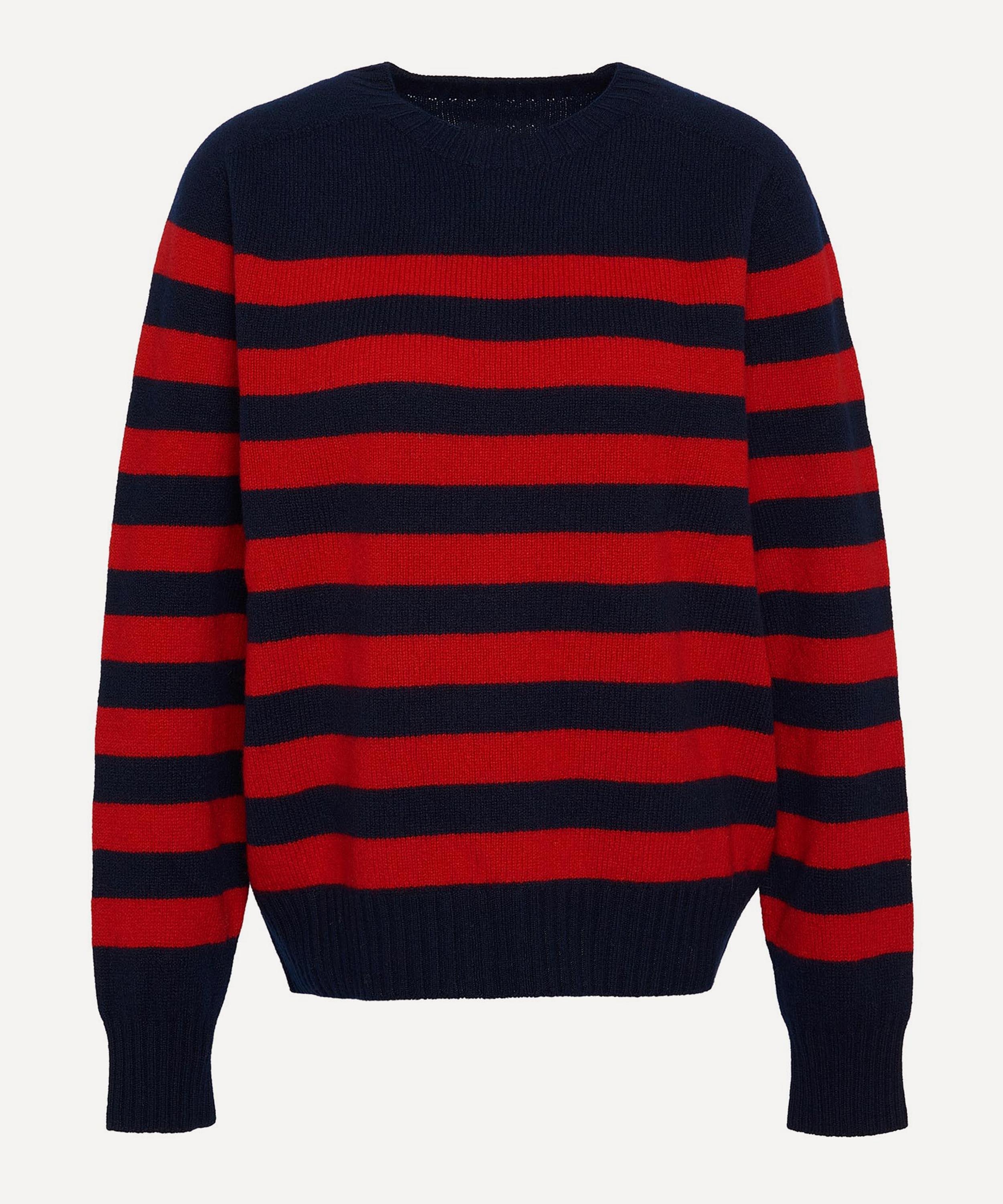 Red barbour jumper on sale