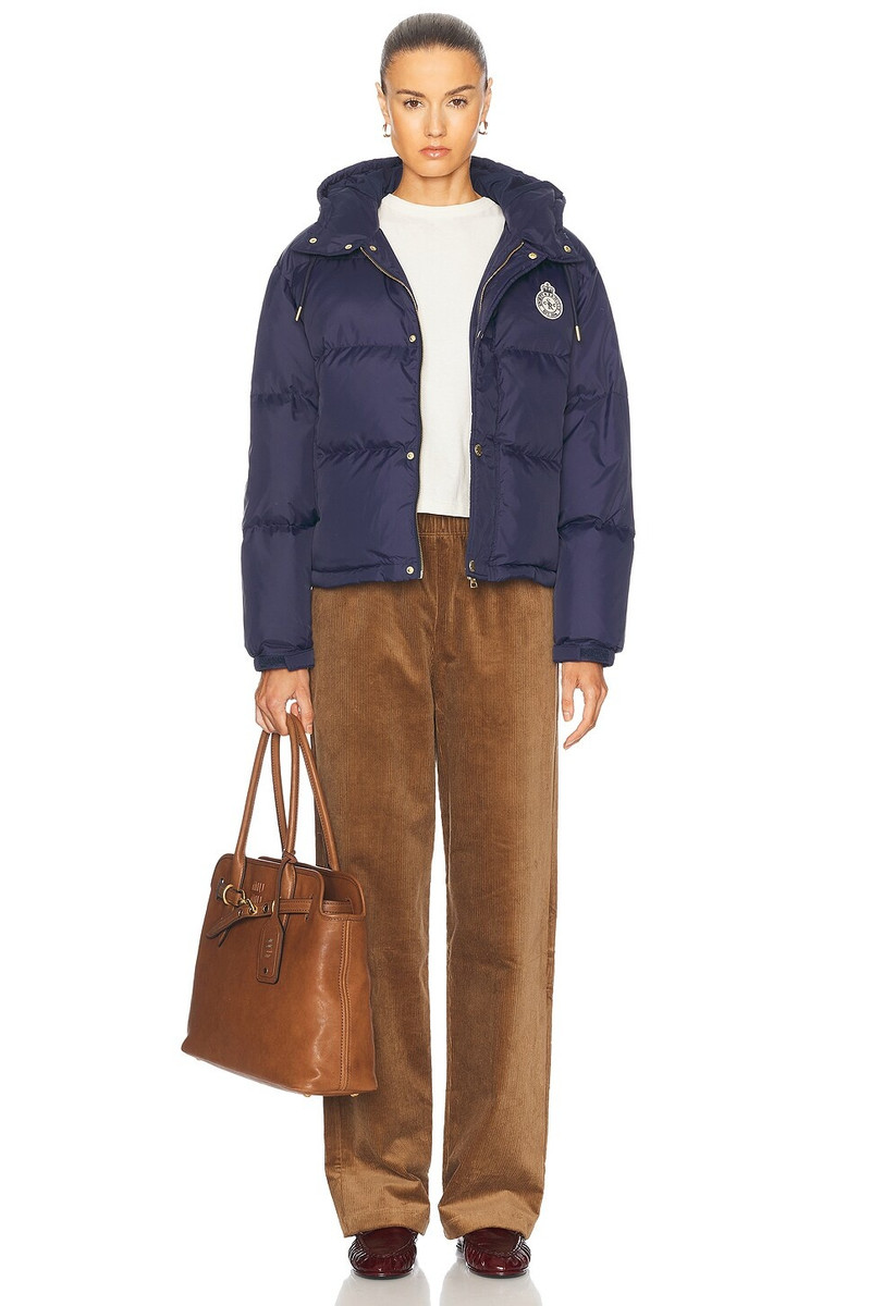 Crown Logo Hooded Down Jacket 6