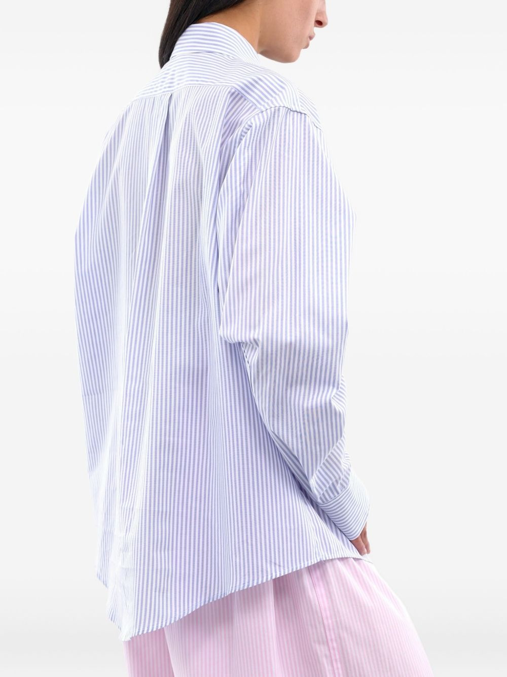 pinstripe shirt - 4