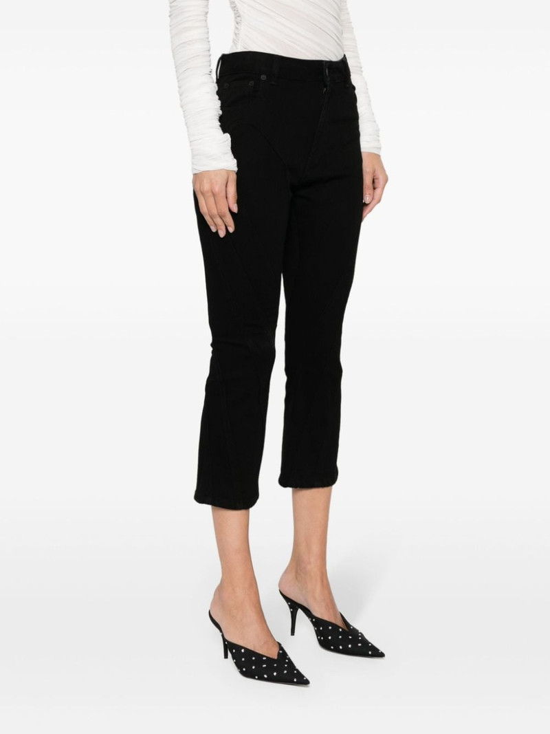 seam-detailed tapered jeans 3