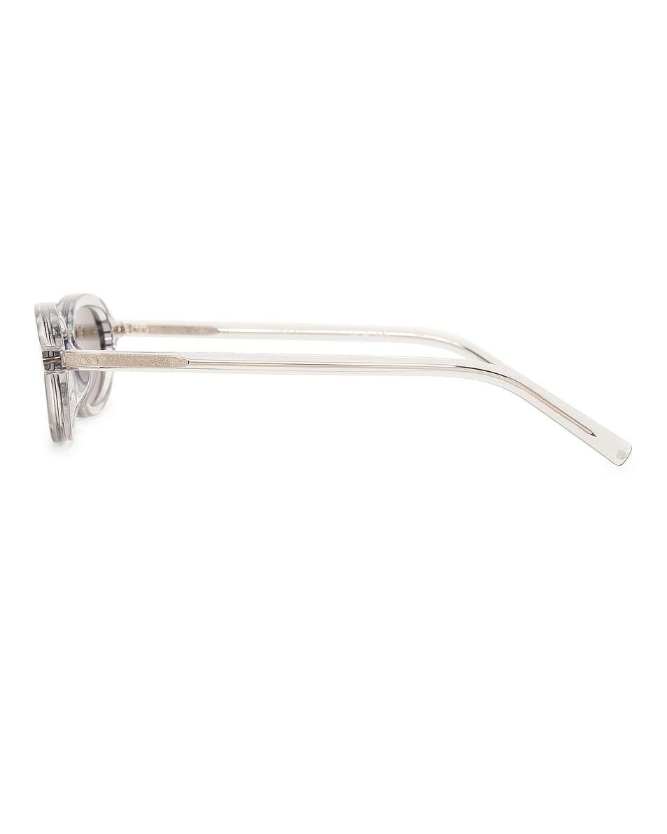 90s Slim Oval Sunglasses - 3