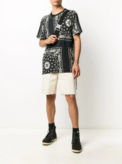 mastermind JAPAN bandana-print crew neck T-Shirt  outlook