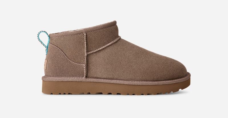 ® Women's Classic Ultra Mini Sheepskin Classic Boots in Caribou/Sapphire Ice 1