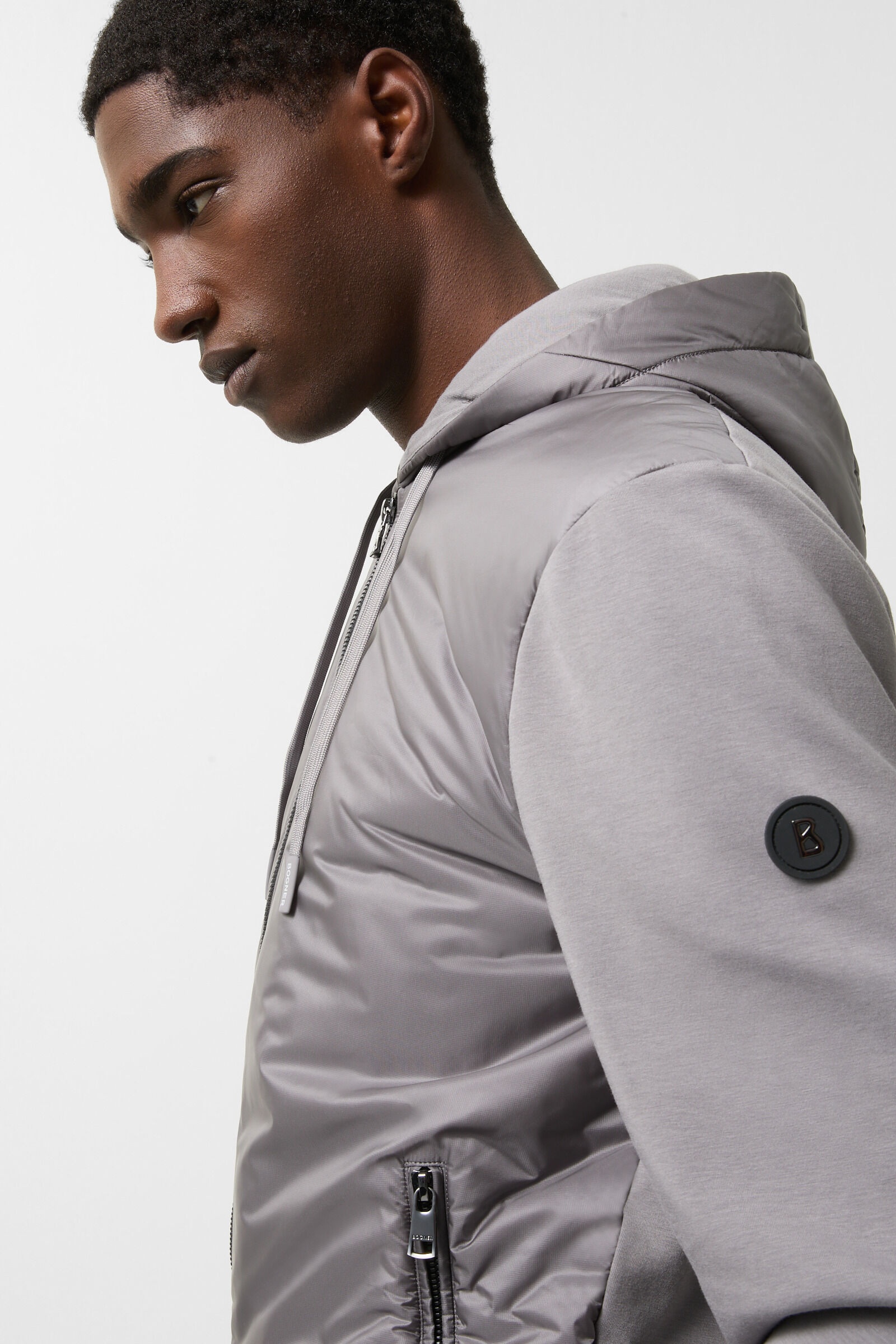 Angus Sweatshirt jacket in Gray - 4