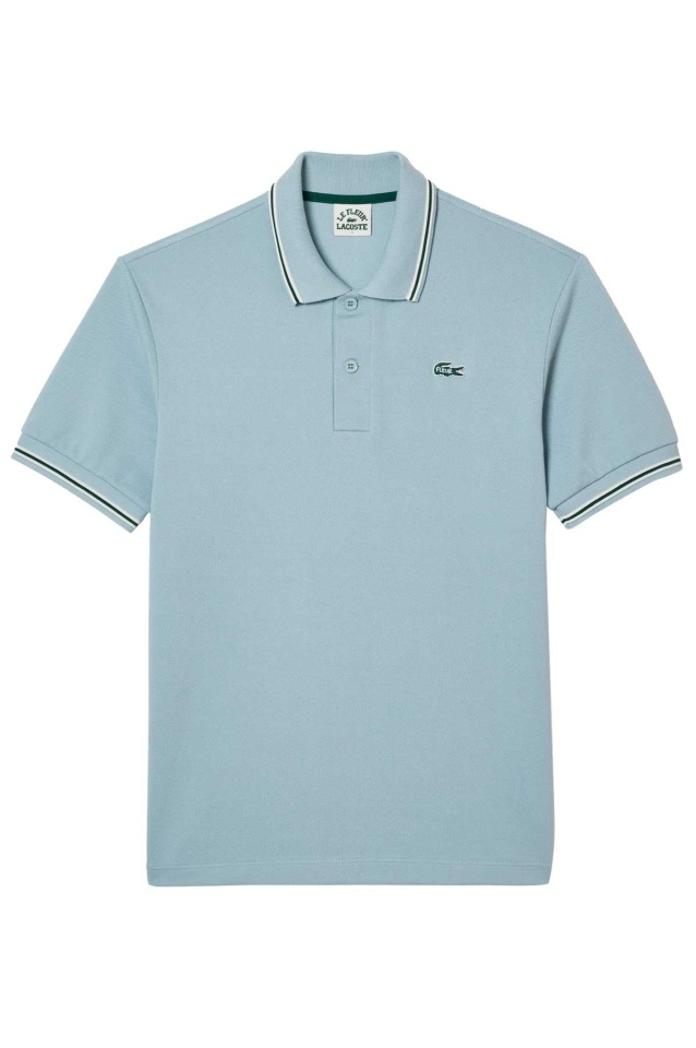 LACOSTE LACOSTE x le FLEUR* Heavy Piqué Polo Blue wrongweather