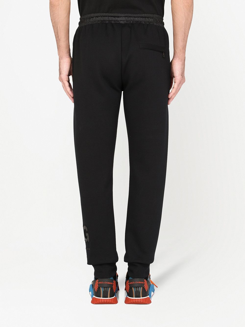 logo-print tapered-leg track pants - 4