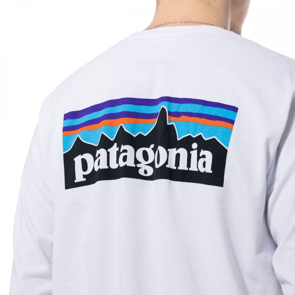 Long-Sleeved P-6 Logo Responsibili-Tee "White" - 4