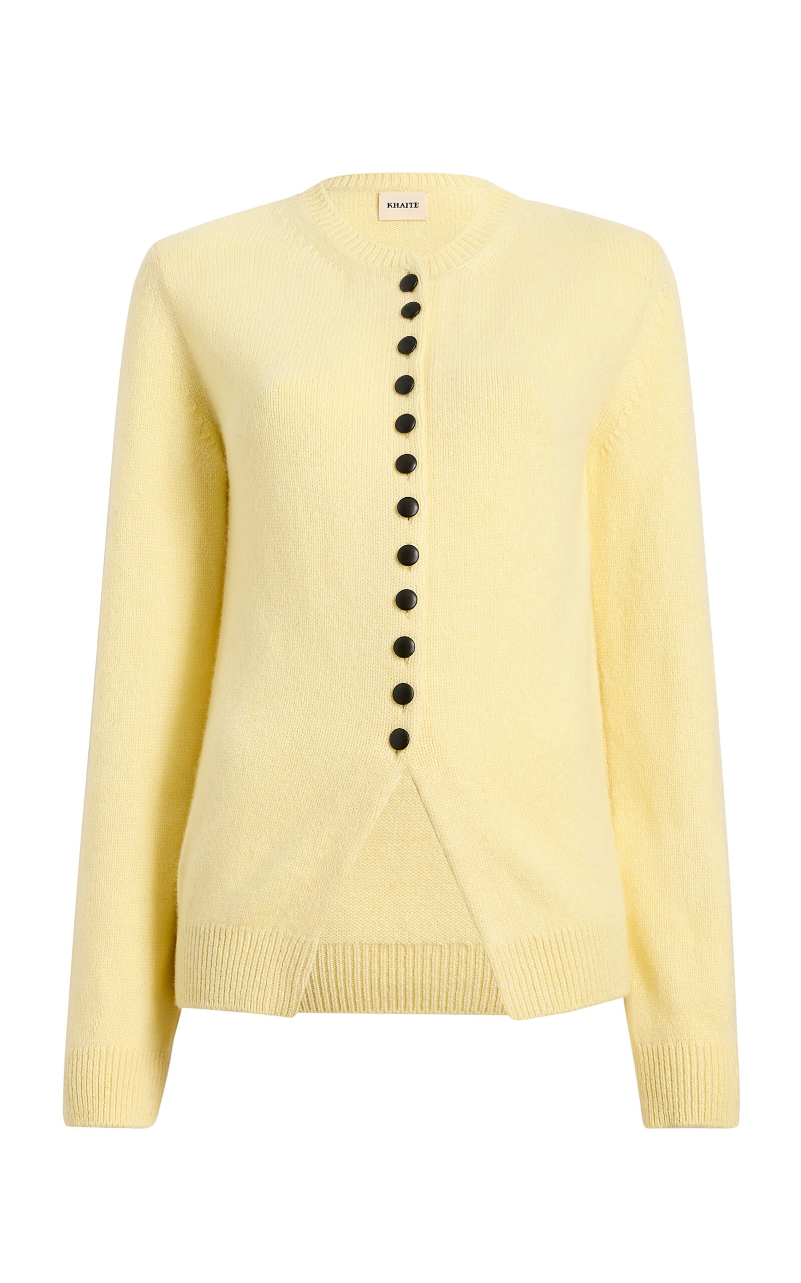 Josette Cotton-Blend Cardigan yellow - 1