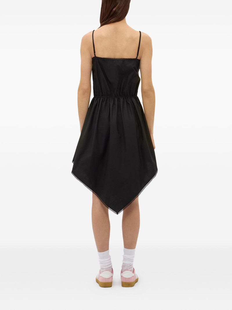 lace trim handkerchief asymmetric dress 4