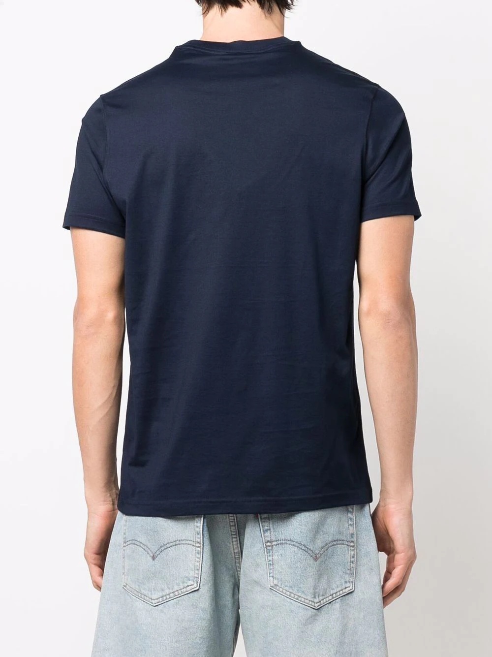 logo patch cotton T-shirt - 4