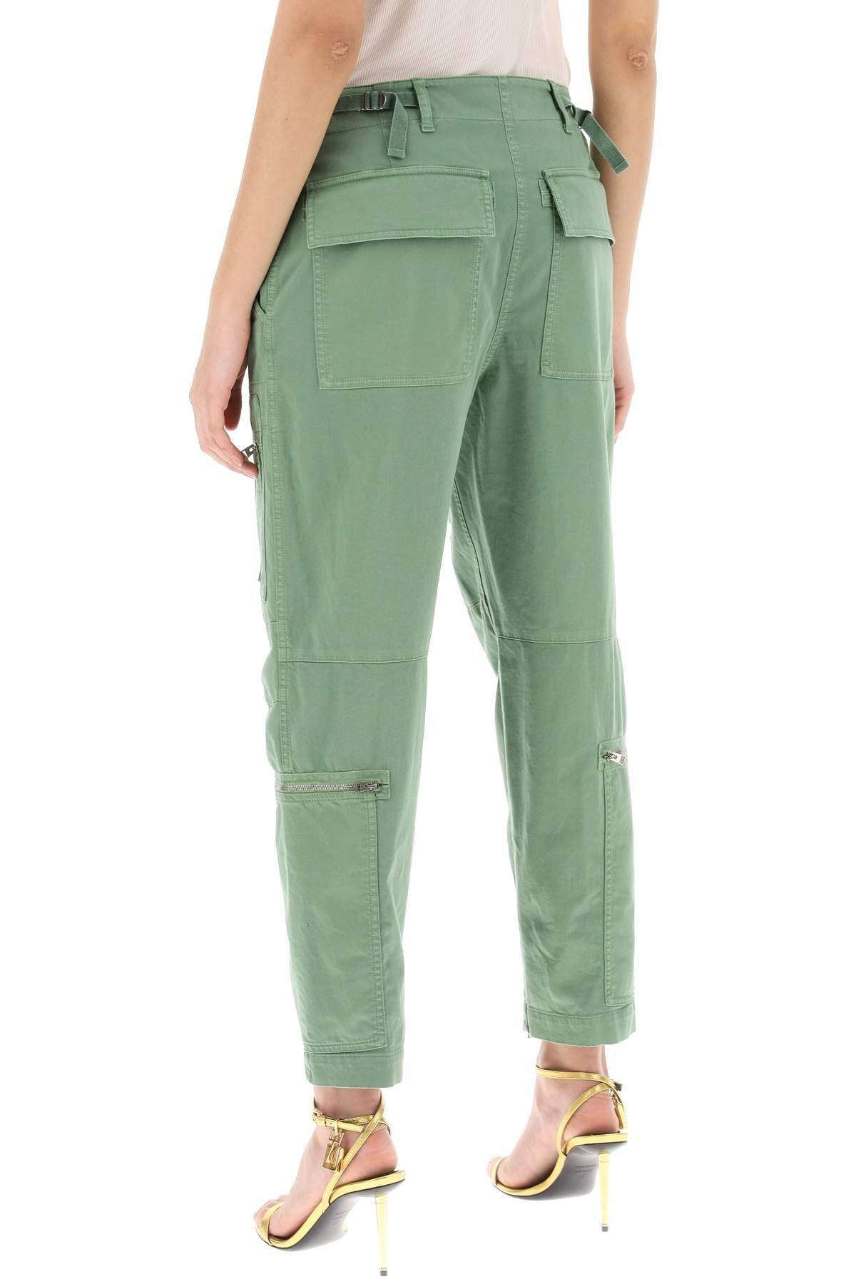 TAPERED CARGO PANTS - 4