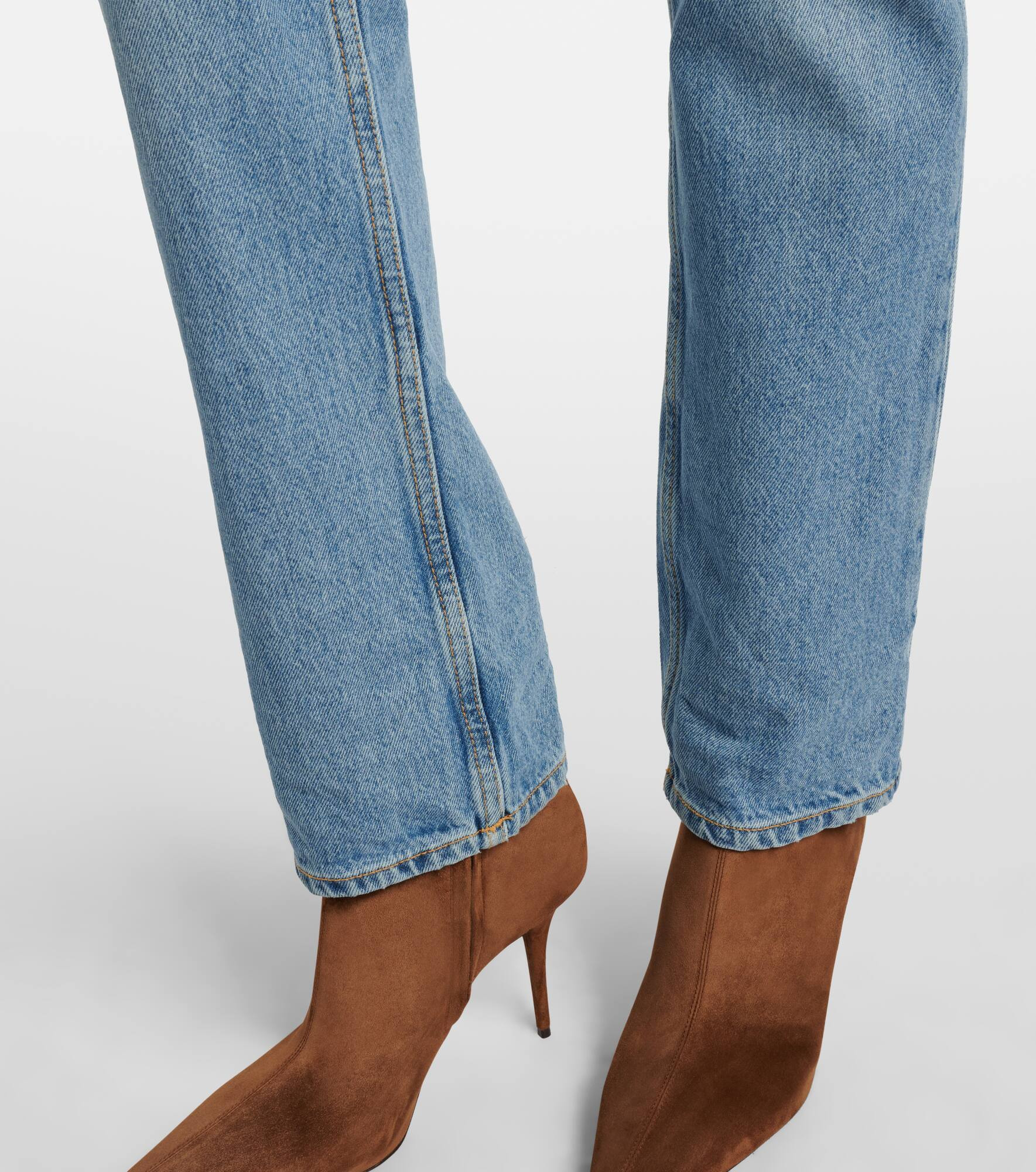 Mid-rise bootcut jeans - 5