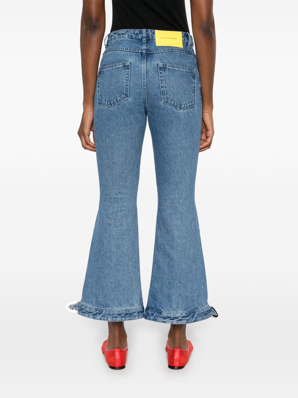 buckled-detail jeans - 4