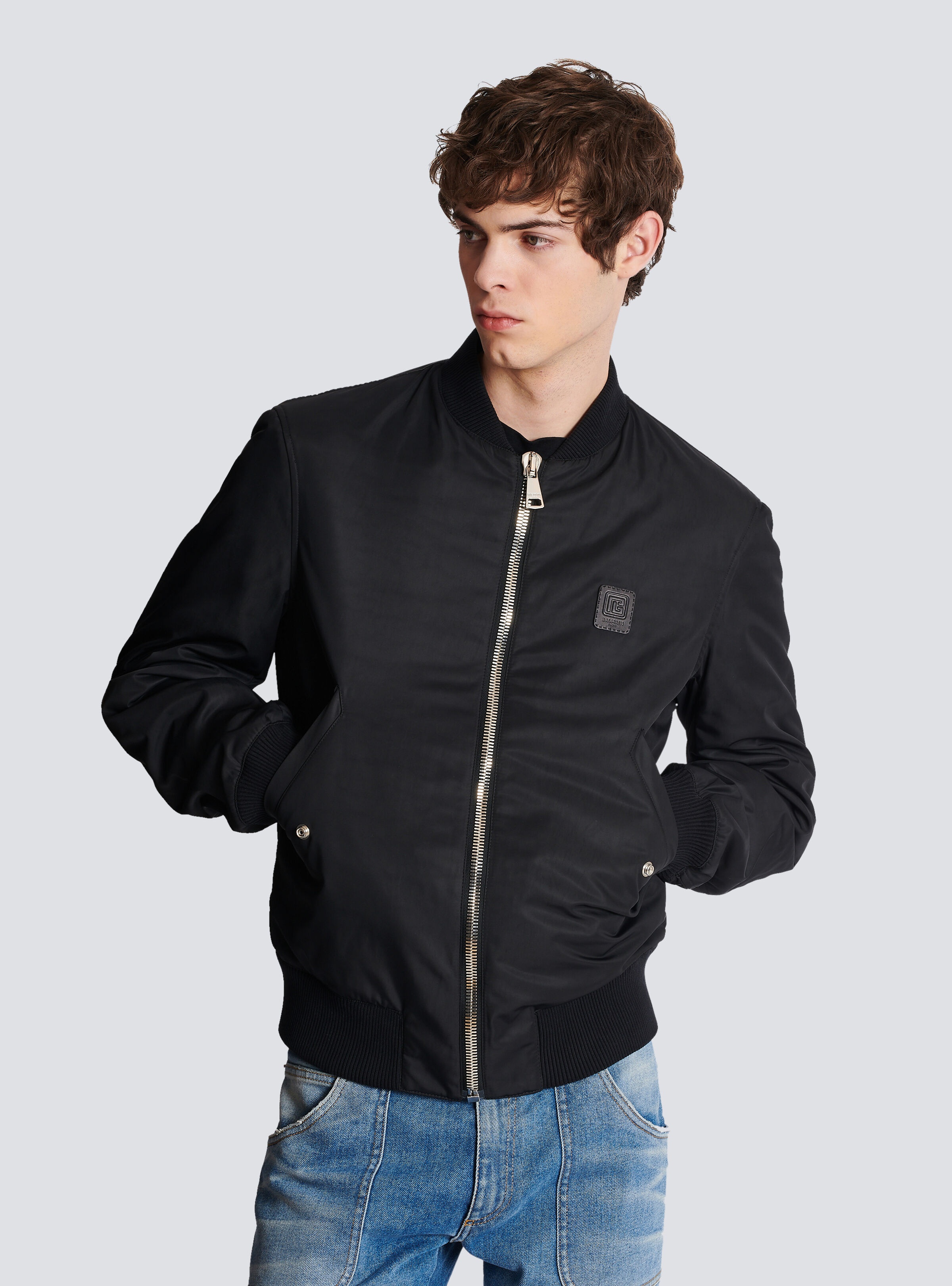 Balmain PB nylon bomber jacket - 6