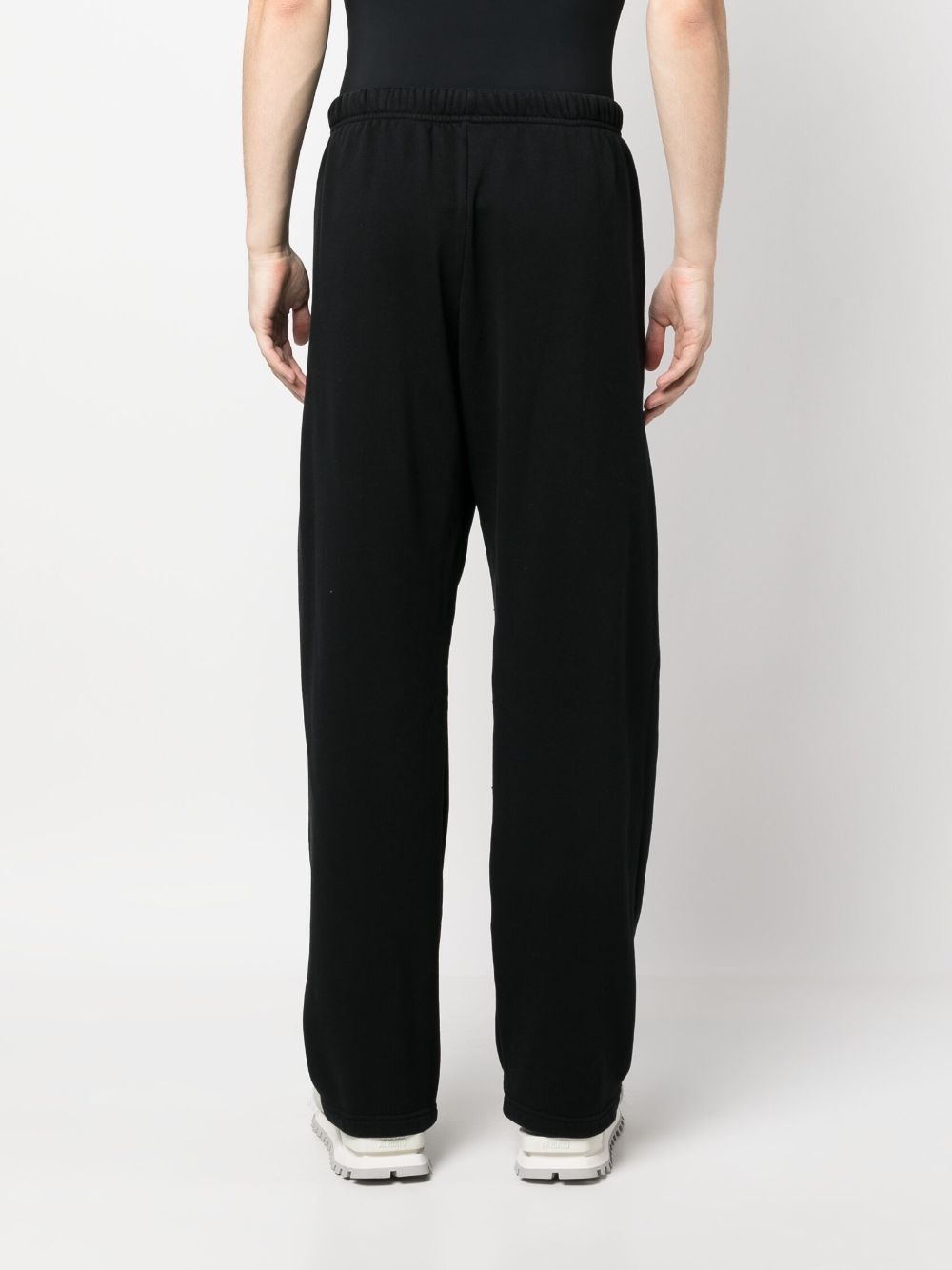 drawstring-fastening waist trousers - 4