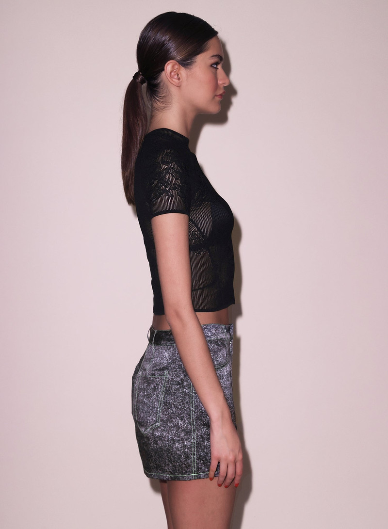 Acid Wash Silk Mini 6