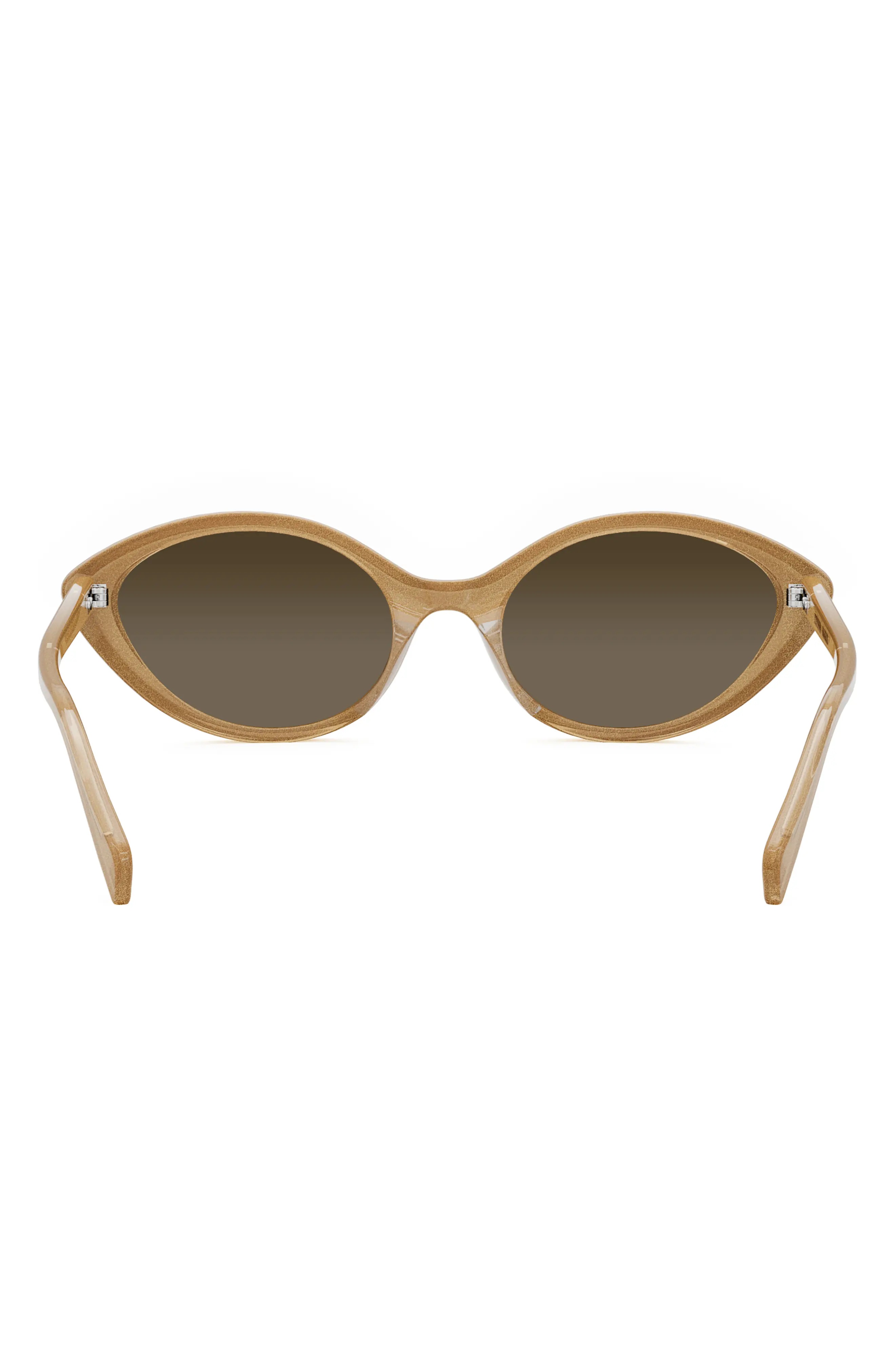 Cat Eye Sunglasses in Beige/Brown - 6