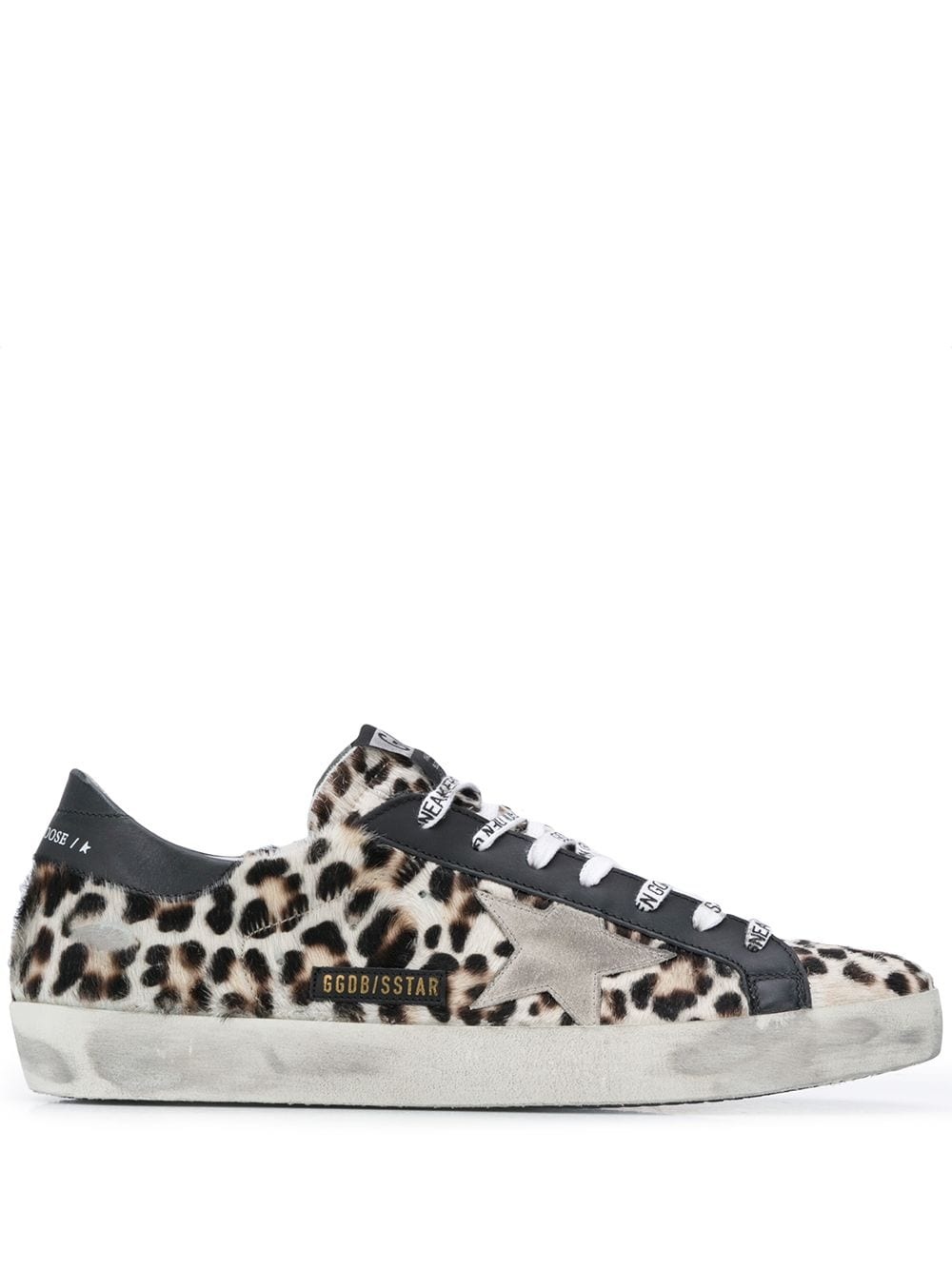 Superstar leopard-print sneakers - 1