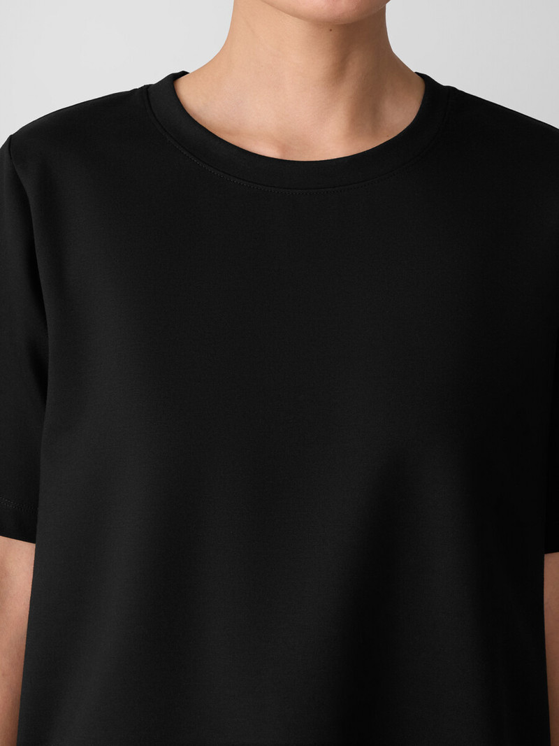 Lightweight Ponte Crew Neck Tee 5