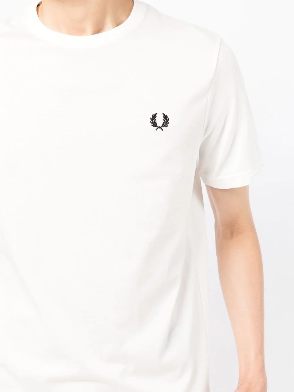 embroidered-logo cotton T-shirt - 5