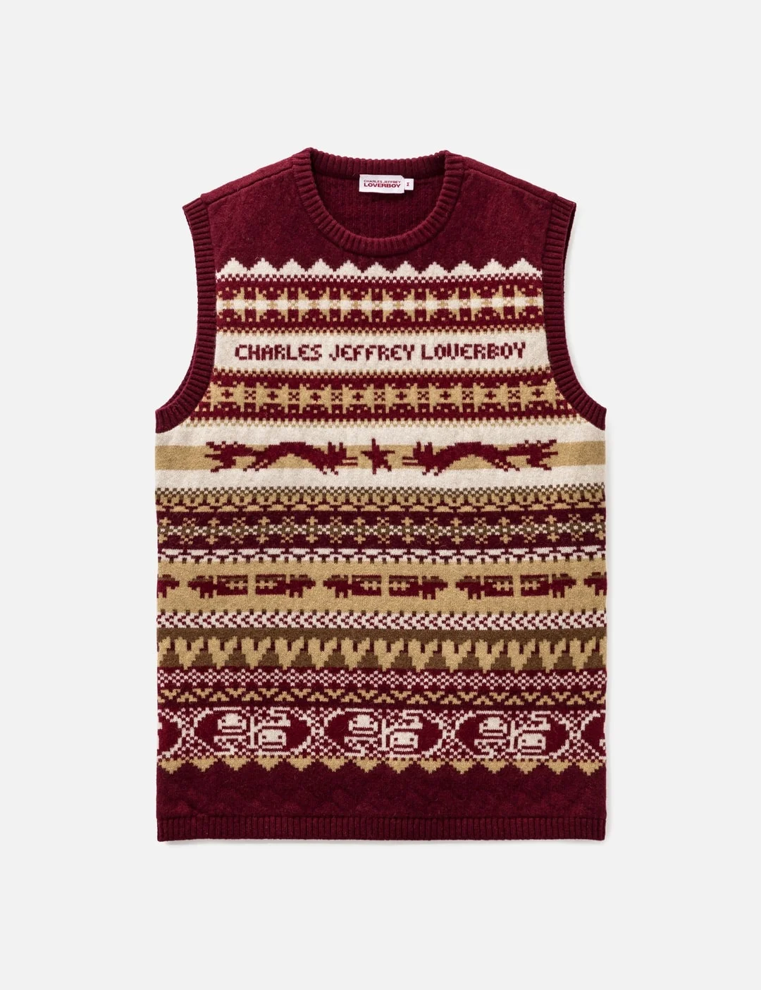FINE FAIRISLE VEST - 1