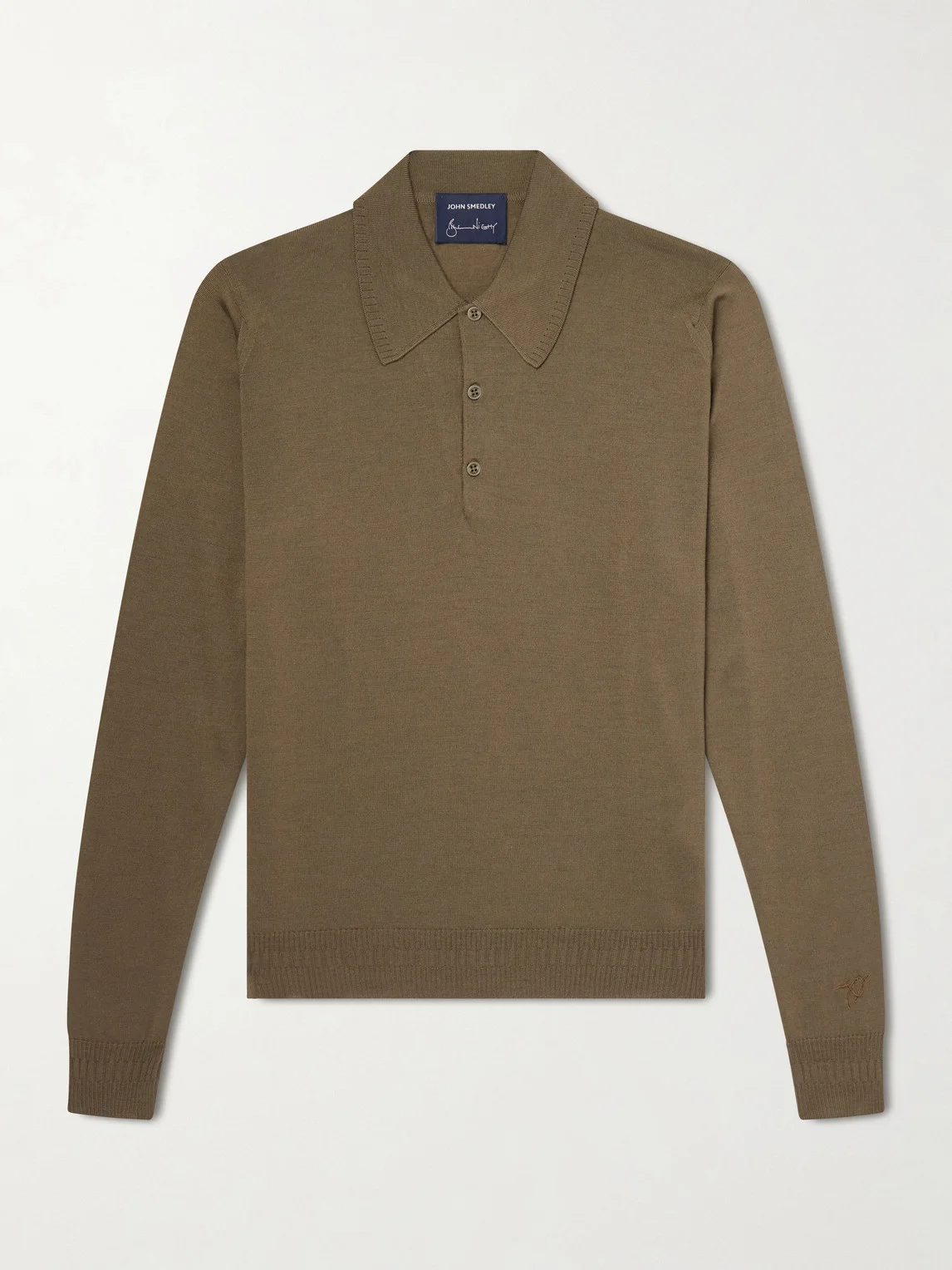 Bill Nighy Merino Wool Polo T-Shirt - 1