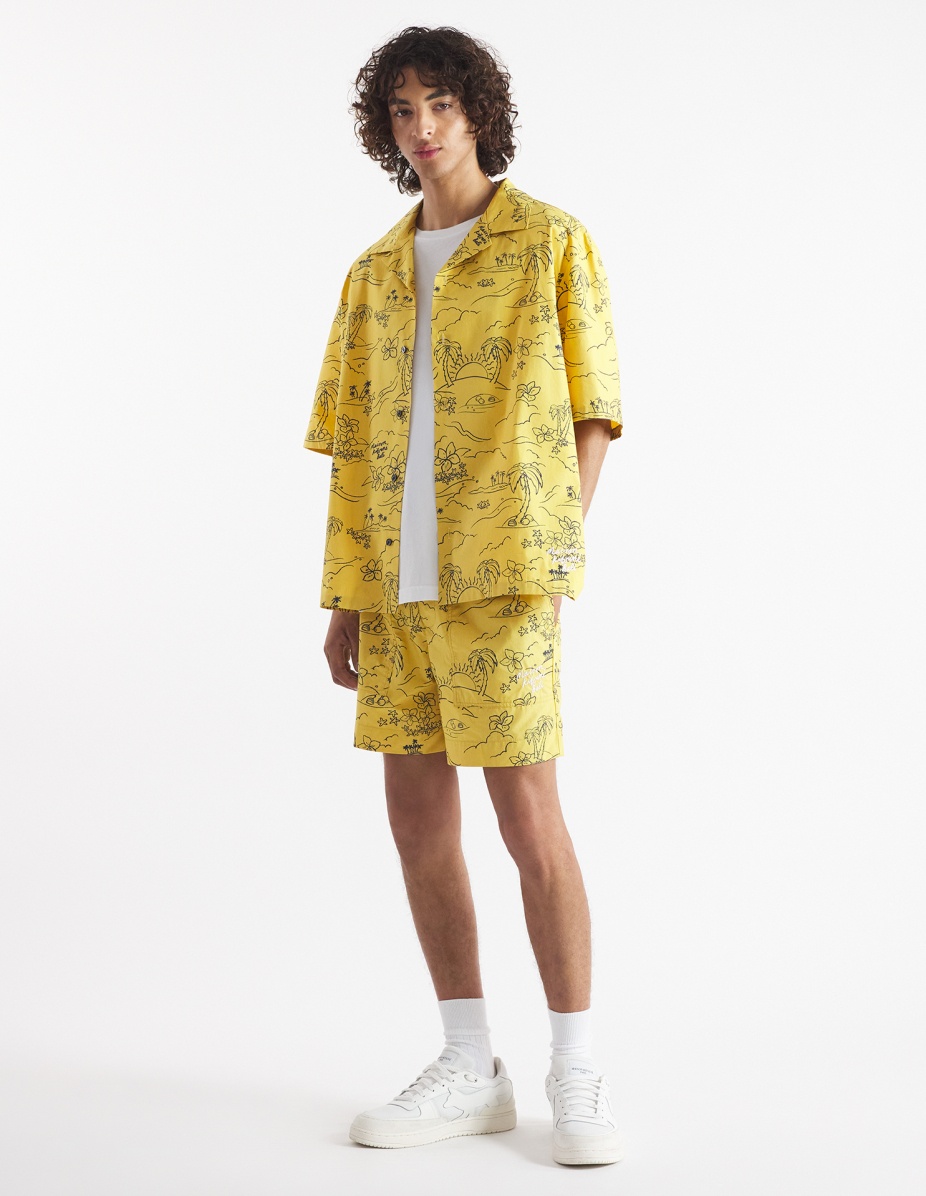“TROPICAL PALM” CASUAL BOARD SHORT - 2