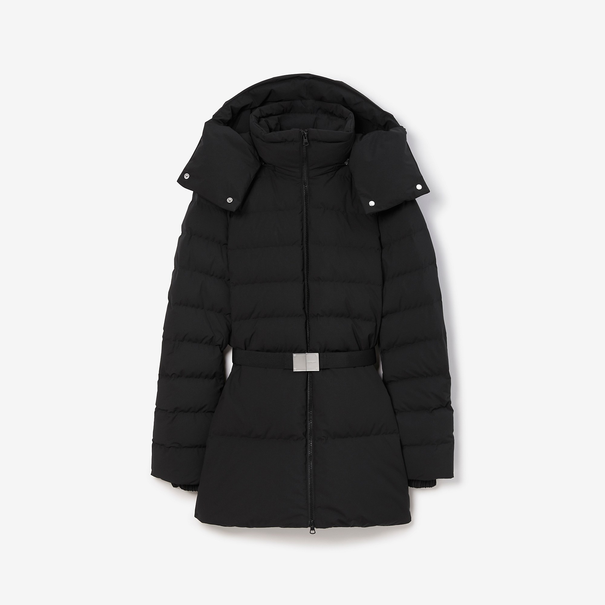 Belted Down Puffer Jacket - 1