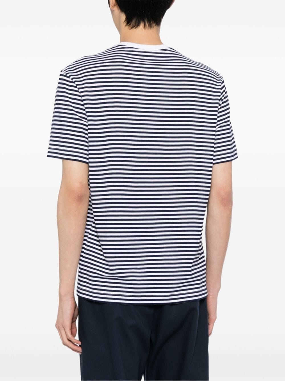 striped cotton T-shirt - 4