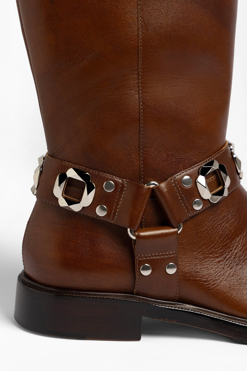 Sonora Boot Burnt Umber Leather 5