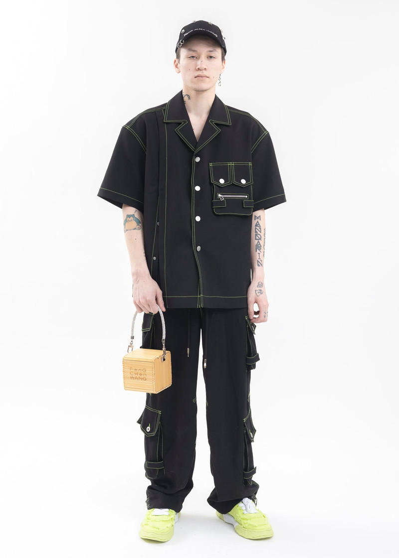 DIAMONDS SQUARE SMALL BAMBOO BAG 5