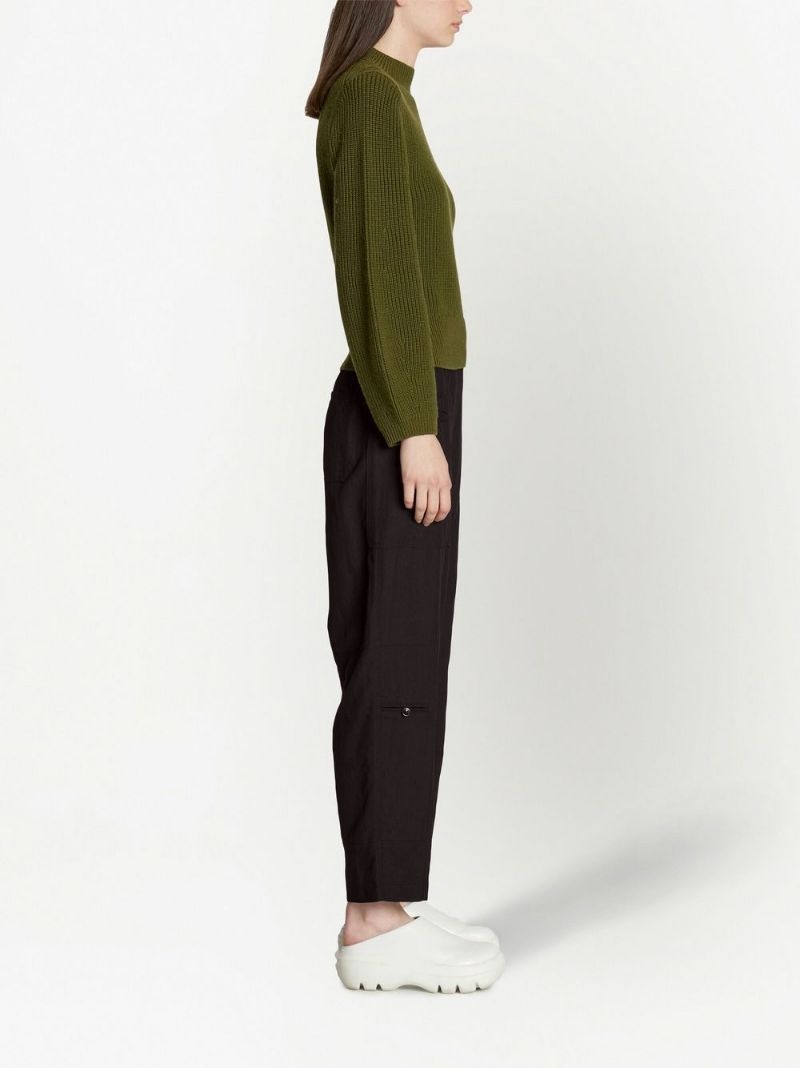 high-waisted tailored trousers - 3