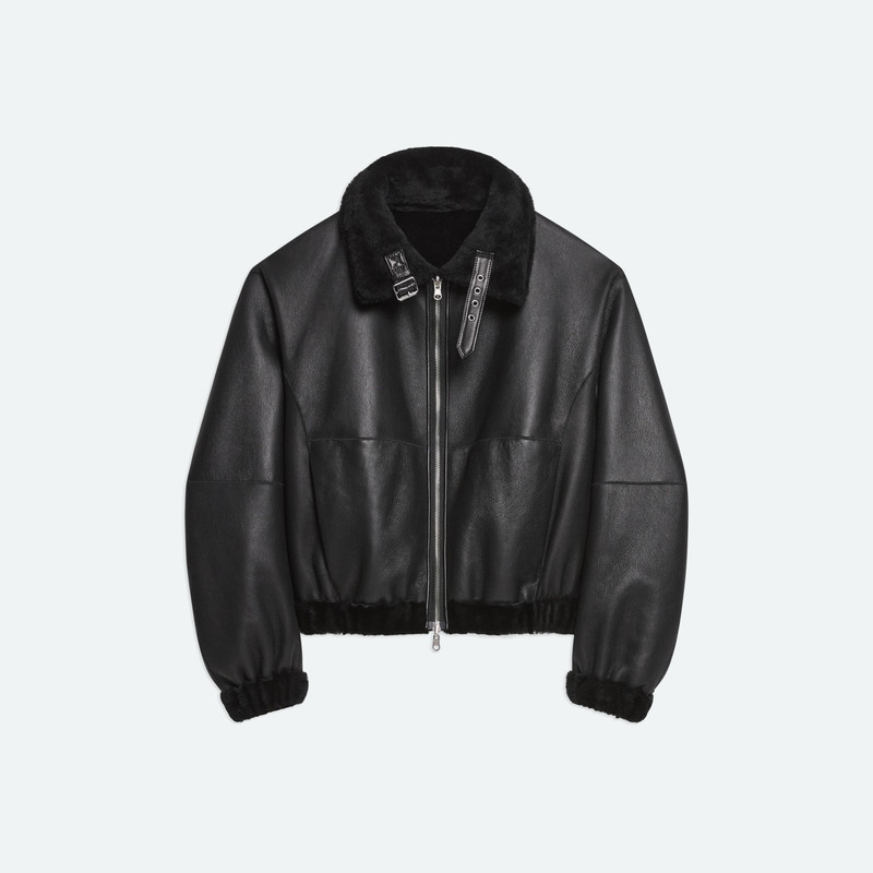 SHEARLING BOMBER 1