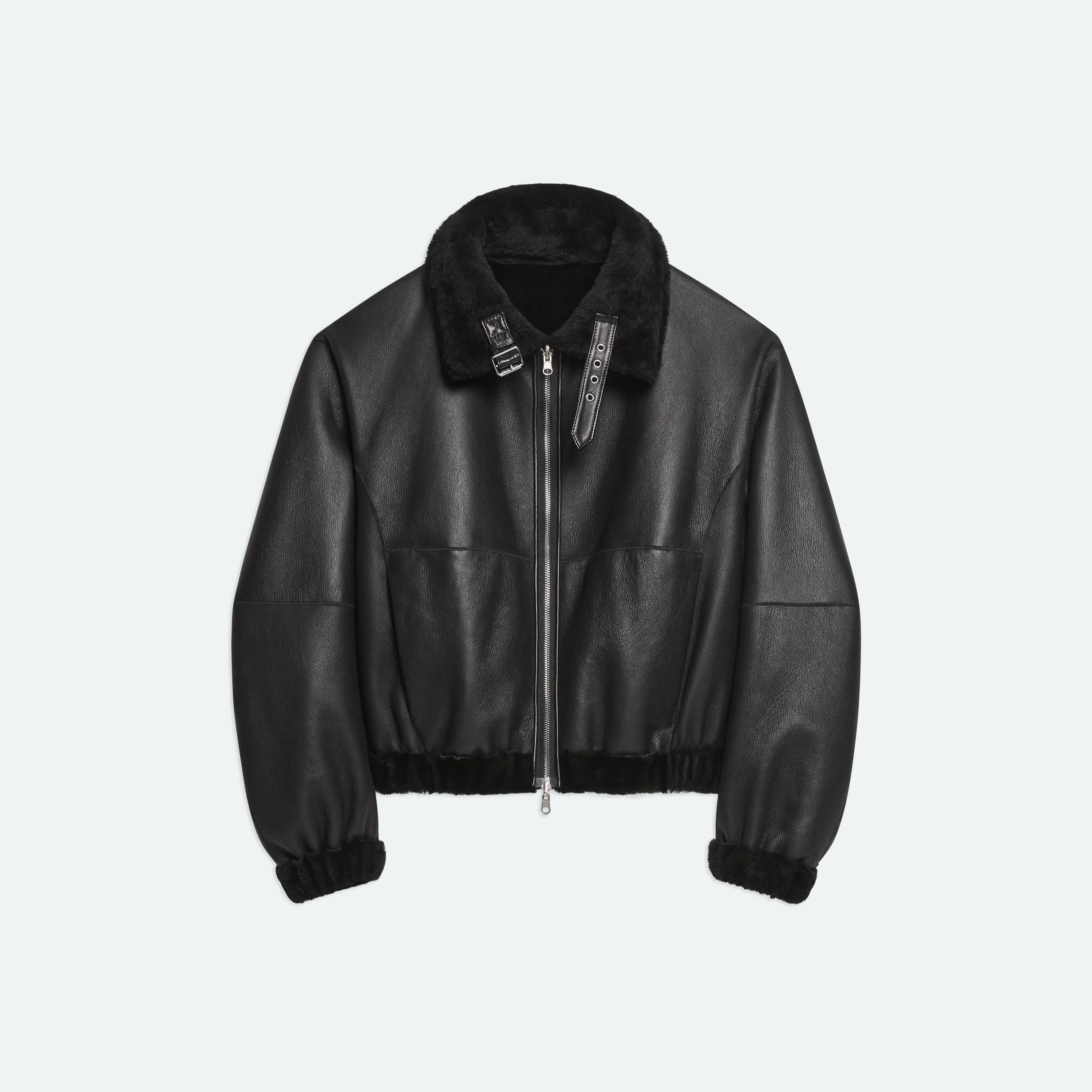 SHEARLING BOMBER - 1