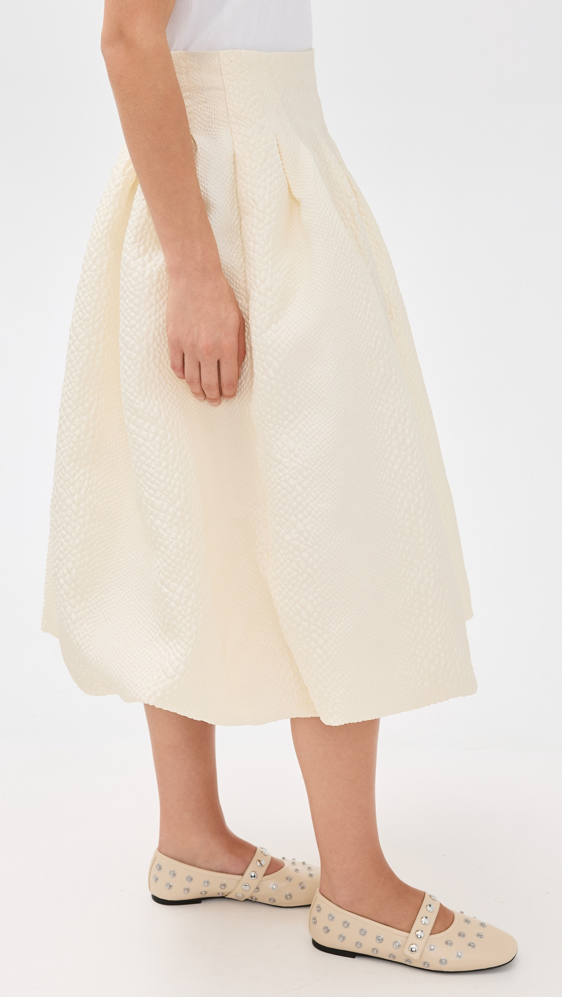Fayetta Embossed Bubble Skirt - 4